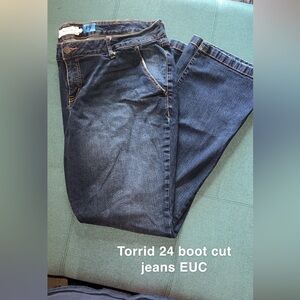 Torrid boot cut jeans 24W